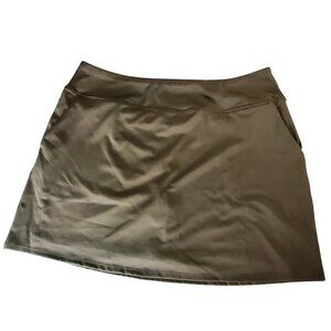Tommy Bahama Womens Everyday Active Skort Khaki S L Quick-Dry Performance Fabric